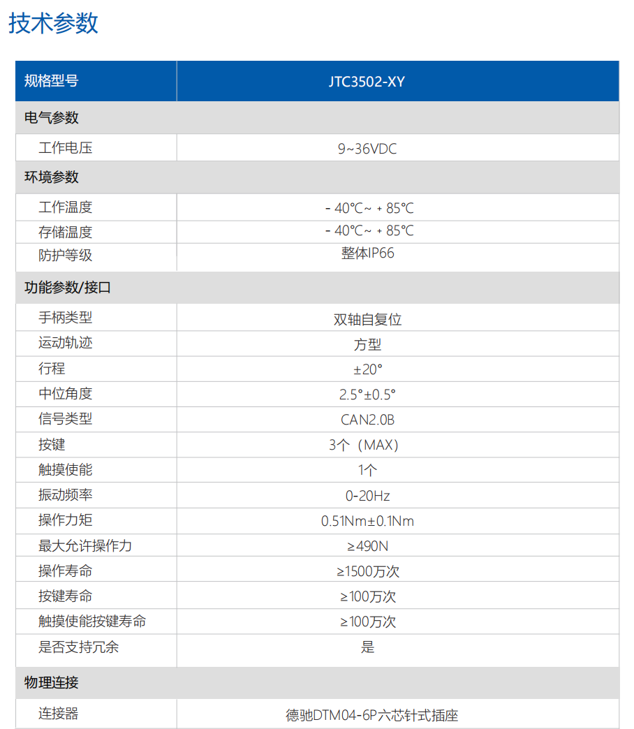 手柄JTC3502